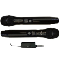 【VKS】最新版 ~ 1對2高感度充電式無線麥克風(無線麥克風組U-502、30組頻率可切換 、麥克風可調節音量大小)