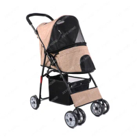 Dodopet Pet Stroller Portable Foldable Dog out Trolley Cat Trolley Small Dog Walking Car