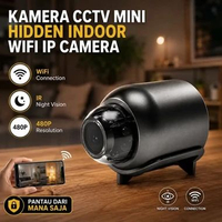Mini Wireless Security Surveillance Spy CCTV Camera Kamera Pengintai Hitam