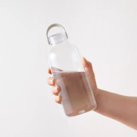 【MUJI 無印良品】攜帶式透明水壺/附提把/1100ml