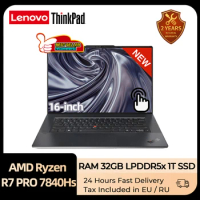 Lenovo ThinkPad Z16 2023 Laptop Ryzen 7 PRO 7840Hs Radeon RX 6550M RAM 32GB 1TB SSD 16-inch WUXGA OLED Touch Screen Notebook PC
