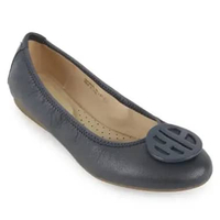 Hush Puppies Sepatu Flats Wanita Samantha In Dark Blue 36