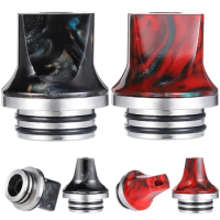2 Pieces 810 Drip Tip Replacement Stainless Resin Drip Tip Connector Standard Drip Tip Cover For Ice Maker Coffee Mod Machine