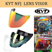 เลนส์บังลม KYT สีรุ้ง เหมาะสำหรับหมวกกันน็อค KYT รุ่น NFJ เลนส์บังลม KYT รุ่น NFJ พร้อมถุง เลนส์บังล