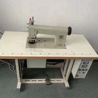 Ultrasonic roller sewing welding machine non -woven, nylon fabric,Polyester cloth, PVC film welding machine can cut the Surplus