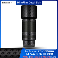 Hinefilm Tamron 70 300 for Nikon Mount Lens Decal Skin for TAMRON 70-300 F4.5-6.3 Lens 70300 Wrap Cover 70-300mm Lens Sticker