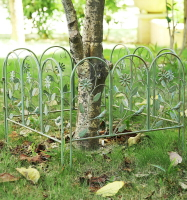 美式鄉村鐵藝花園柵欄花架庭院園藝爬藤架子室外花壇隔斷圍欄支架