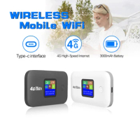 Pocket Wireless WiFi 150Mbps Wireless Portable Router 3000mAh Mobile Pocket WiFi Router with SIM Card Slot 4G Pocket WiFi Router