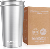 Stainless Steel Cups for Kids 12oz/350ml (4 Pack) Stainless Steel Tumbler Kids Cups Camping Stainles