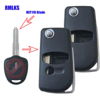 2 3 Button Modified Flip Folding Remote Key Shell Case for Mitsubishi New ASX GRANDIS Outlander LANCER-EX Right/left Blade