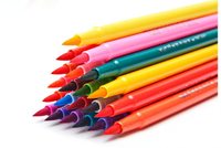 美琪 (12色軟頭水彩筆)可水洗,水性色筆,自來水毛筆 畫畫塗鴉兒童適用方便好洗