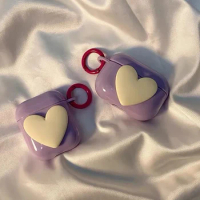 Cute Heart For Airpods 3 2 Case For Airpod Pro 1 2 Case Matte Silicon Bluetooth Earphone Cover For Apple Air Pods Pro 3 Funda