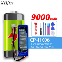 KiKiss 9000mAh CP-HK06 /GSP1029102 01 Battery for Harman/Kardon Go Play, Go Play Mini High Capacity Batteries Batterie Bateria