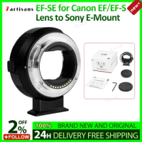 7artisans EF-SE Lens Adapter Ring for Canon EF/EF-S Lens to Sony E Mount a6600 a6500 Camera High Speed Auto foucs