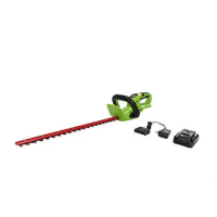 NEW Greenworks 24V 22" Hedge Trimmer with 15Ah Battery and Charger, 2205402