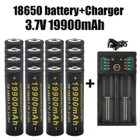 2024 100% brand New 18650 lithium battery torch 18650 35E 5C Lii rechargeable battery torch + 201 charger 3.7V 19900mAh NCR18650
