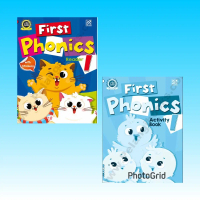 First Phonics For Age 4 ( Book & Activity  ) Set Book 1 & 2 Soft Cover