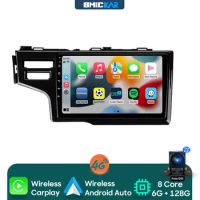 For Honda Jazz 3 2015 - 2020 Fit 3 GP GK 2013 - 2020 Car Radio Multimedia Video Player Head Unit Navigation GPS Carplay Android