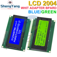 TZT IIC/I2C/TWI 2004 Serial Blue Green Backlight LCD Module for Arduino UNO R3 MEGA2560 20 X 4 LCD2004
