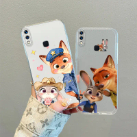 Compatible With VIVO Y91/Y95/Y91i Phone Case Zootopia Couple's Edition Mobile Phone Case TPU Soft Tr