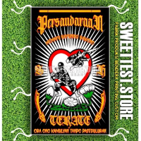 READY STOK + BEST SELLER PRODUK PSHT STORE, BENDERA PSHT FULL PRINTING, MINIFLAG LOGO PSHT PUSAT MAD