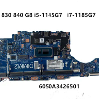 6050A3426501 Mainboard For HP Elitebook 840 830 G8 Laptop Motherboard SRK03 i5-1145G7 i7-1185G7 i7-1165G7