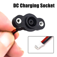 10pcs High Current 8016 Female Connector with Wire for Xiaomi Second-generation DC Charging Socket Electric Scooter Rubber Plug