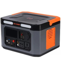 Outdoor Big Size High Capacity 300W 500W 1000W Lifepo4 Lithium Cell Camping Solar Generator Portable Power Station