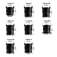 TTArtisan 11mm F2.8 Full Frame DSLR Camera Fisheye Lens for Nikon F D6 D850 D780 Canon EF EOS-1D X Mark III EOS 5D Mark IV