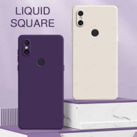 Original Square Liquid Silicone Case for Xiaomi Mi Mix 2 2S 3 4 Camera Protective Soft Cover Mi Civi 1S CIVI2 Mix2s Mix4 Housing