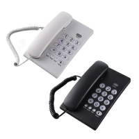 Corded Telephone Desktop House Phone Emegency Telephone Elderly Big Button Integrated Telephone for Home Office