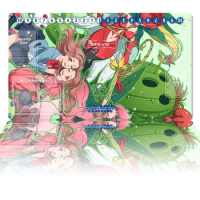 Digimon Playmat Lilimon Rosemon Mimi DTCG CCG Board Game Duel Card Game Mat Anime Mouse Pad Desk Mat Gaming Accessories Zone Bag