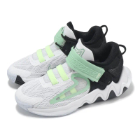 【NIKE 耐吉】童鞋 Giannis Immortality 2 PS 中童 白 綠 字母哥 魔鬼氈 籃球鞋 運動鞋(DQ1942-101)