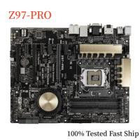 For ASUS Z97-PRO Motherboard Z97 32GB LGA 1150 DDR3 ATX Mainboard 100% Tested Fast Ship