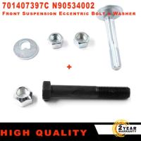 Front Suspension Eccentric Bolt &amp; Washer 701407397C For VW Transporter IV T4 Bolts N90534002 M14x1.5x90