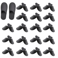 120/80/40/20Pairs Disposable Slippers Spa Non Slip Slippers Closed Toe Hotel Slippers Comfortable Grey Slippers for Home Travel