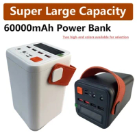 60000mAh mobile power bank with large capacity 18WPD fast charging energy storage power supply, mobi