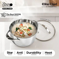 STEIN Elite Clad Caserole - Wajan Stainless Steel 20cm
