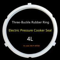 20cm For Midea 4L Silicone Rubber Gasket Sealing Ring For Electric Pressure Cooker Parts Home Kitchen Cooking Tools