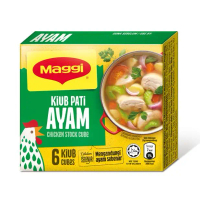 MAGGI Ikan Bilis Curry Stock Cube Tomyam Chicken Soup Cube 60G X 6