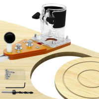 Circle Cutting Jig for Makita Electric Hand Trimmer Wood Router Milling Circle Slotting Trimming Machine Woodworking Tools