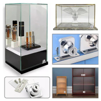 Facilitating Glass Cabinet Lock Stand Alone Keys Display Cabinet Replacement Glass Cabinet Lock Package Content
