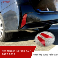 For Nissan Serena C27 2017 2018 2019 Rear Fog Lamp Reflector Fog Lamp Cover Frame