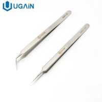 UGAIN Non-Magnetic Stainless Steel Ultra Fine Lengthen Hardened High-Precision Tweezer Flying Wire F