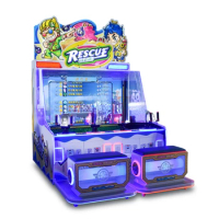 arcade coin operated games Crisis Relief rescue water shooting video game machine for 4 players