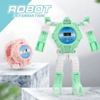 Magic Funny Toys Electronic Deformation Watch Child Toy Children Creative Manual Transformation Robot Toys For Children Kids