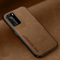 Simple pattern Silicone bumper Case For Huawei P40 Lite Pro Nova 6 SE 5G leather Case For Huawei P40 Lite Pro Nova 6 SE 5G Case