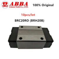 10pcs Original Taiwan ABBA BRC20RO BRH20B Slider Block Linear Rail Guide Bearing BRC20R0 for CNC Router Laser Machine 3D printer