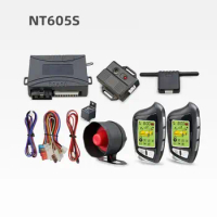 NTO 2 Way Car Alarm System Lcd Pager Display Remote Engine Start Universal Shock Sensor Alarm Security