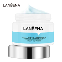 LANBENA Hyaluronic Acid Facial Cream Deeply Moisturizing Face Cream Soothing Skin Care Shrinking Pores Bioaqua Whitening Serum